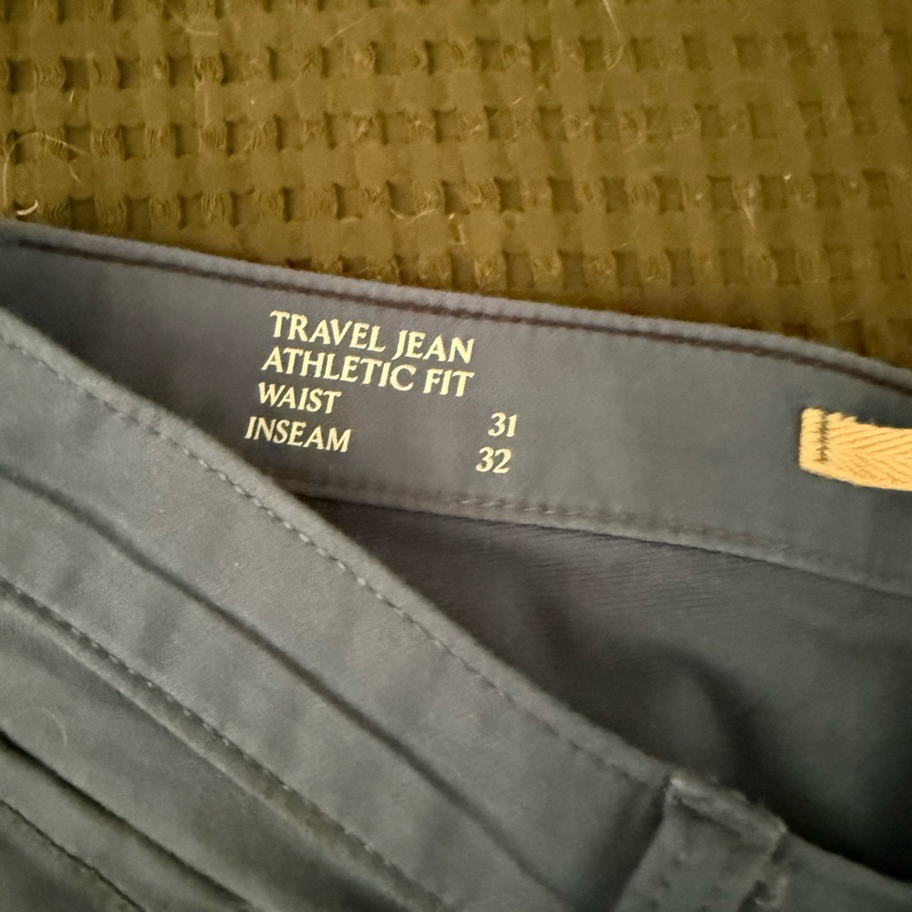 Banana Republic Athletic Fit Travel Jeans - Gray